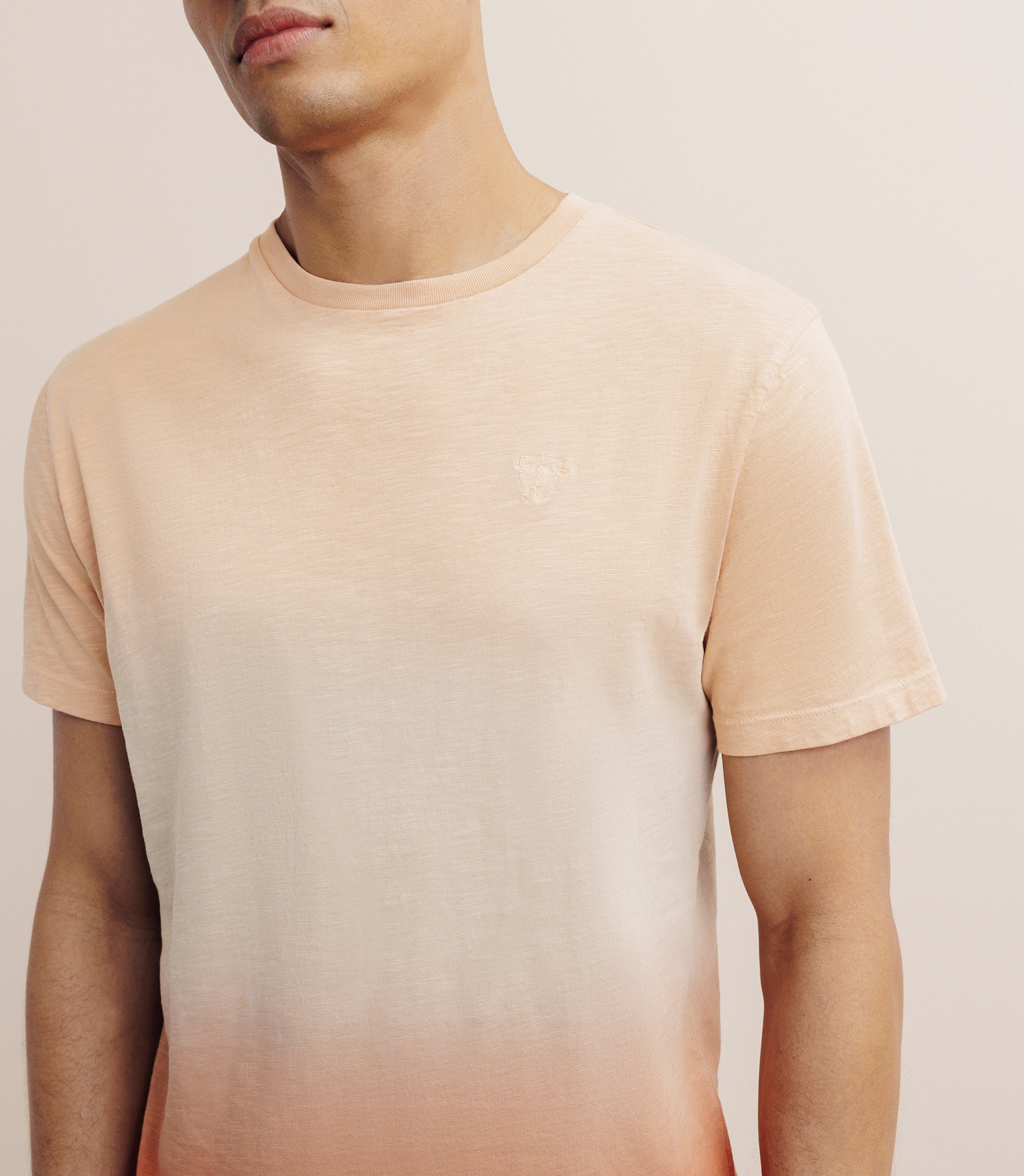 T-shirt tye & dye pêche - IZAC