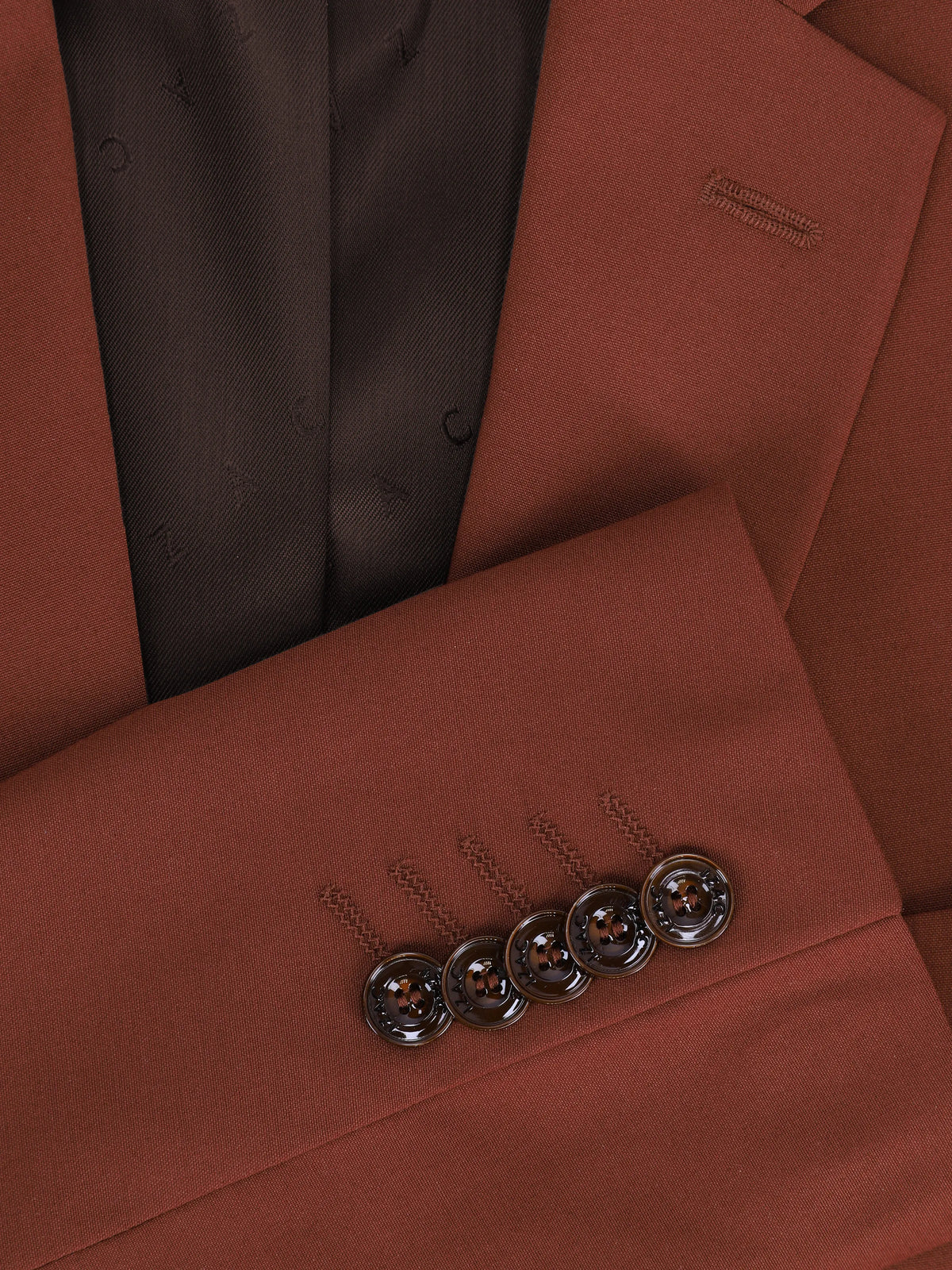 Costume 2 boutons terracotta - IZAC