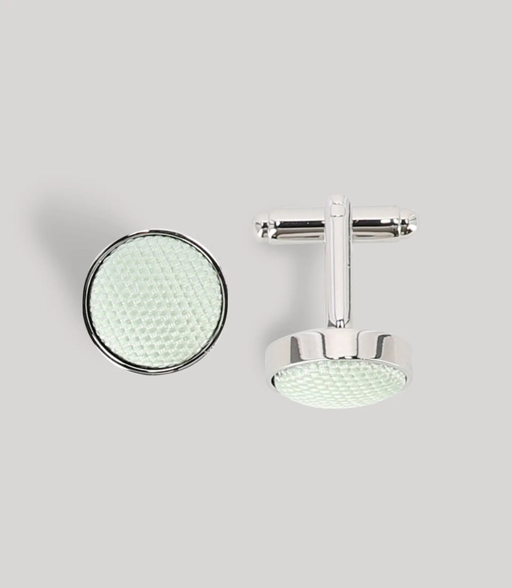 Boutons de manchette vert clair - IZAC