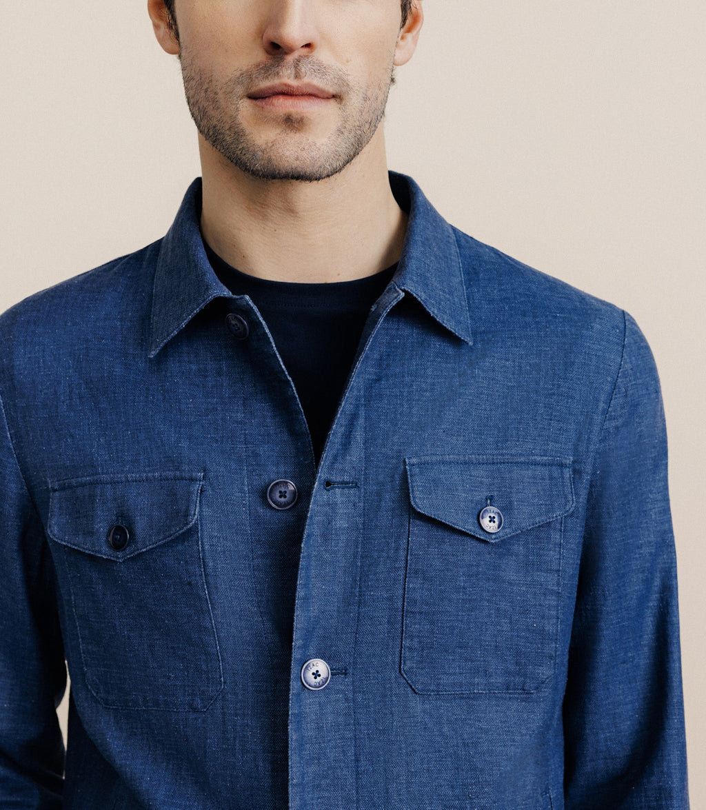 Veste ville indigo - IZAC