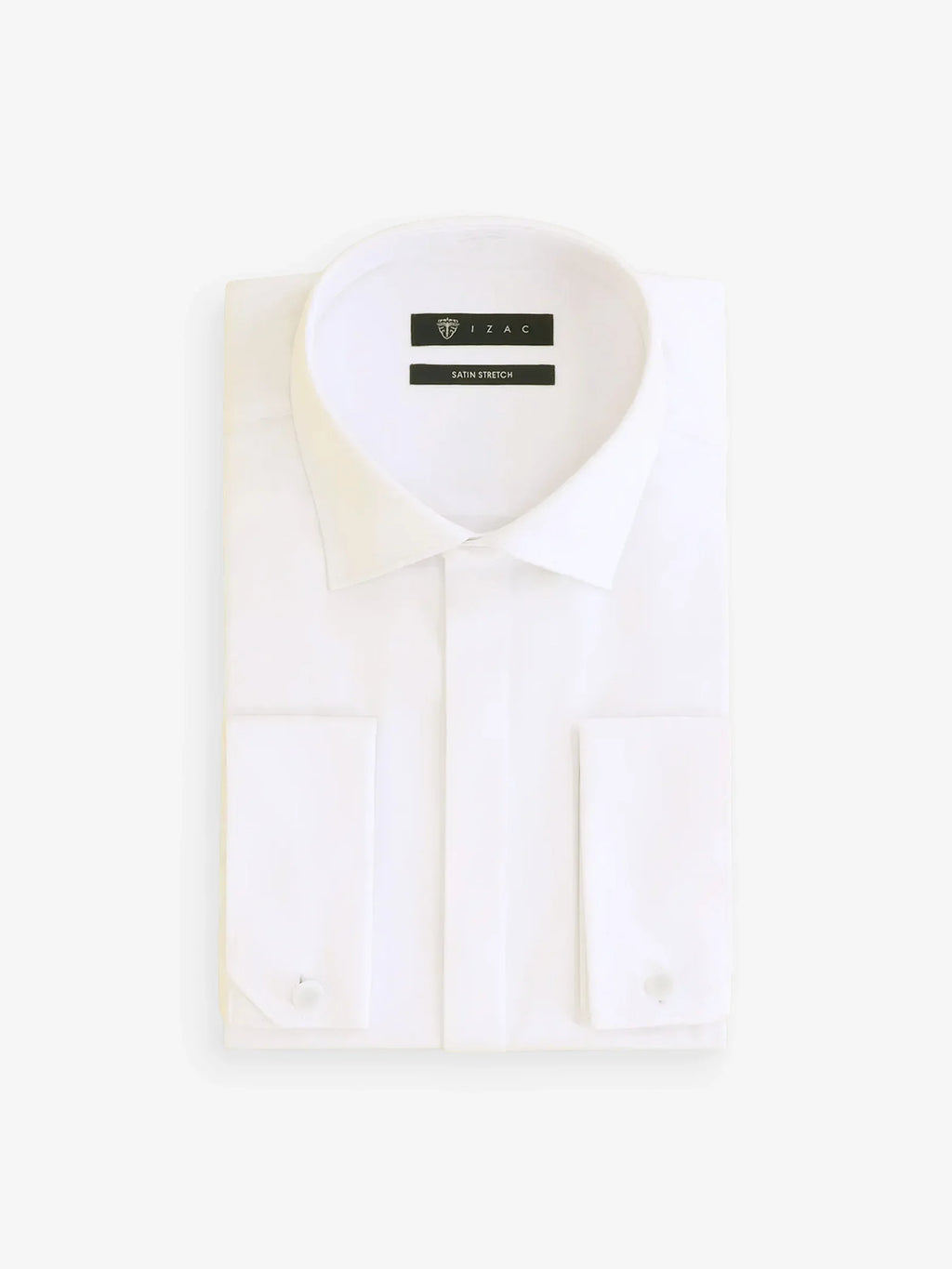 Chemise en satin de coton écru - IZAC