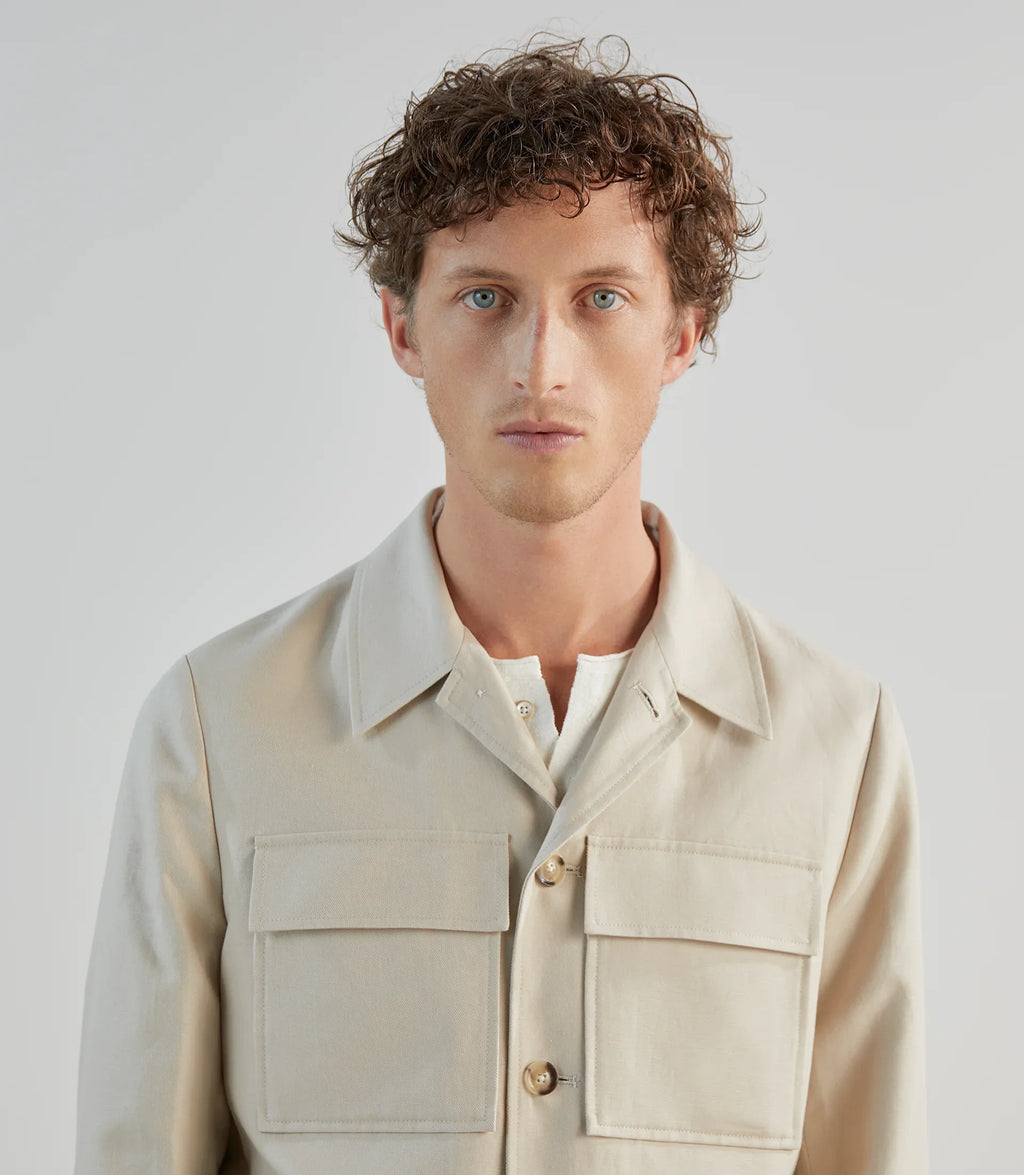 Veste casual saharienne beige - IZAC