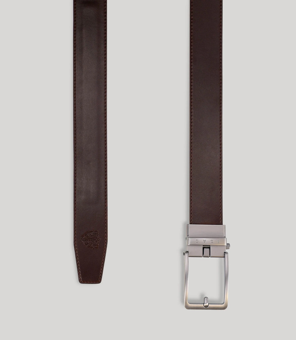 Ceinture à cliquet marron - IZAC