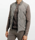 Doudoune sans manches taupe - IZAC