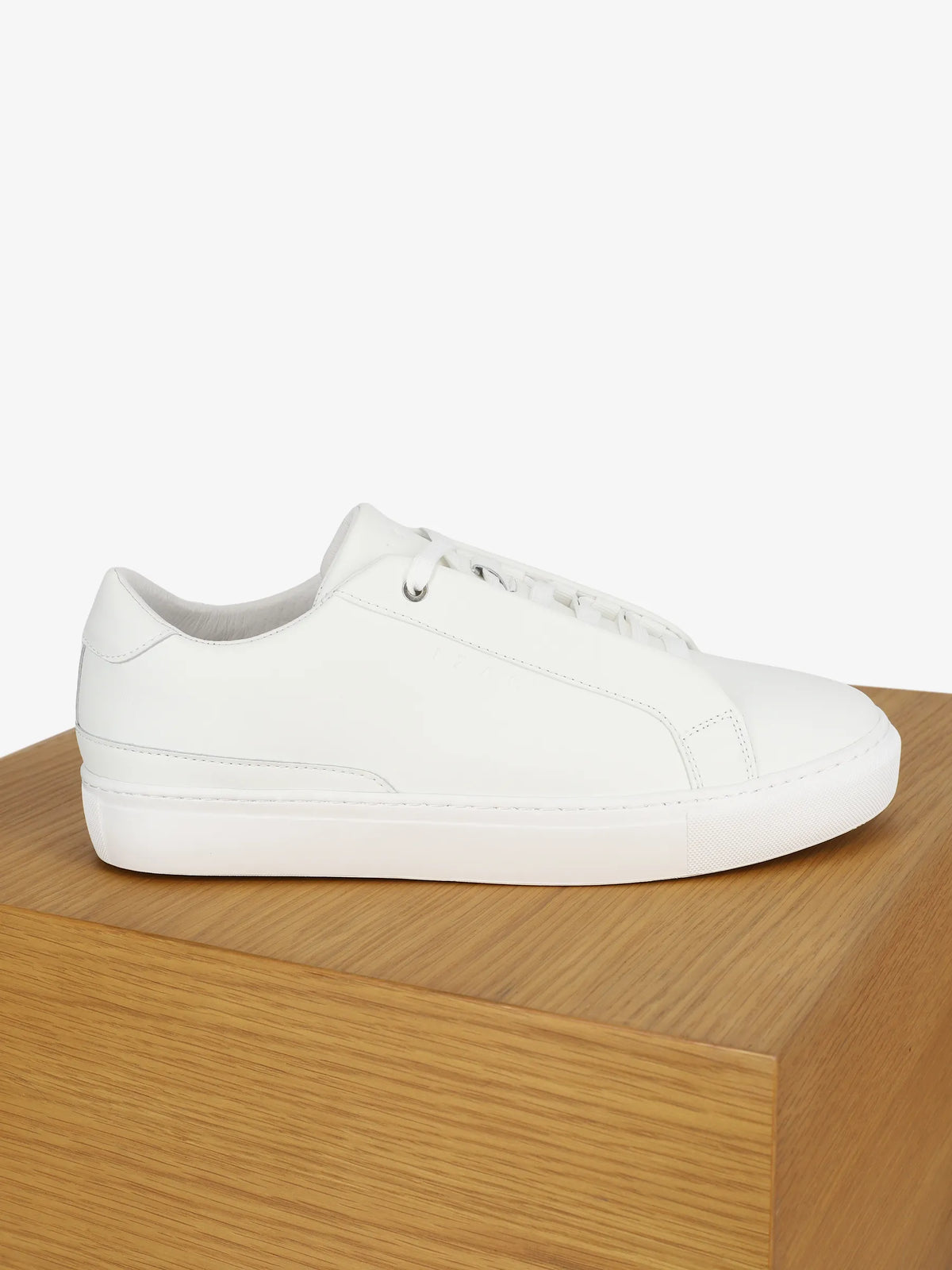 Baskets en cuir blanc - IZAC