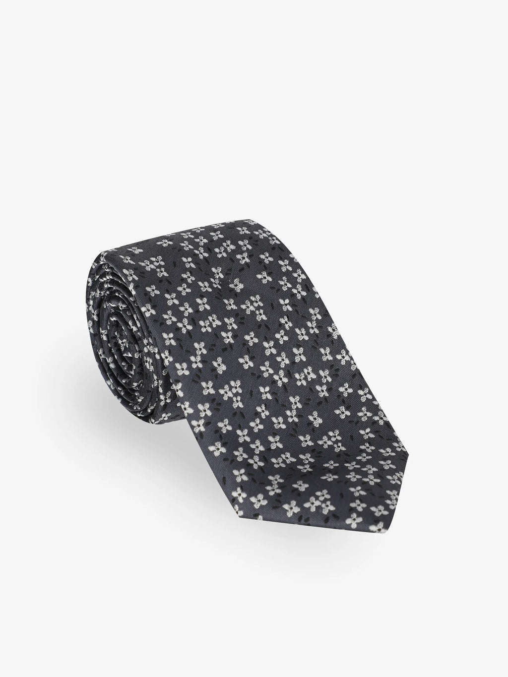 Cravate fantaisie anthracite - IZAC