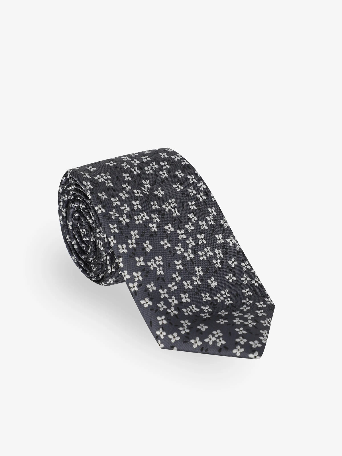 Cravate fantaisie anthracite - IZAC