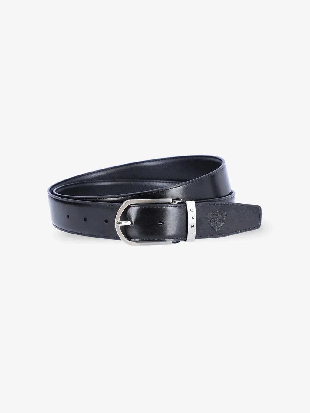 Ceinture réversible noire - IZAC