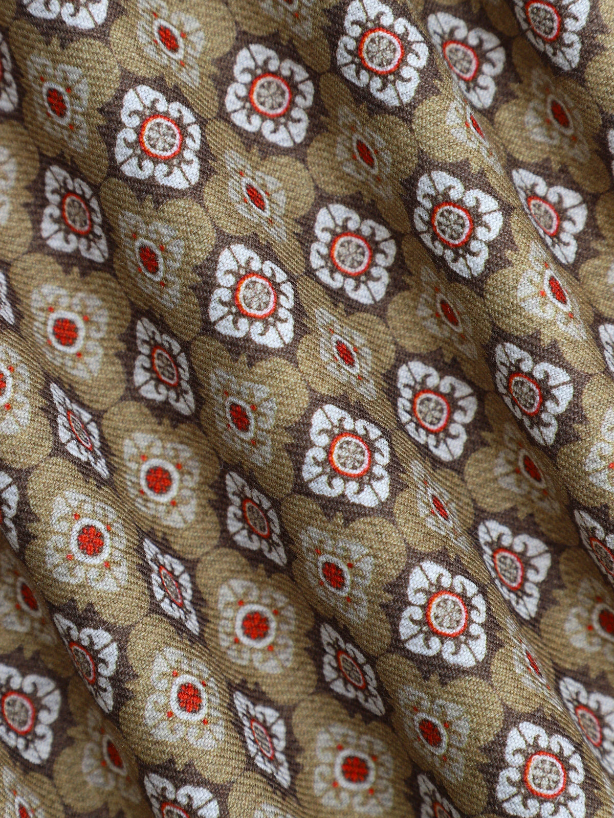 Pochette fantaisie marron - IZAC