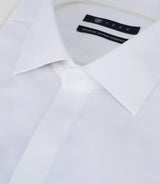 Chemise en satin de coton blanche - IZAC