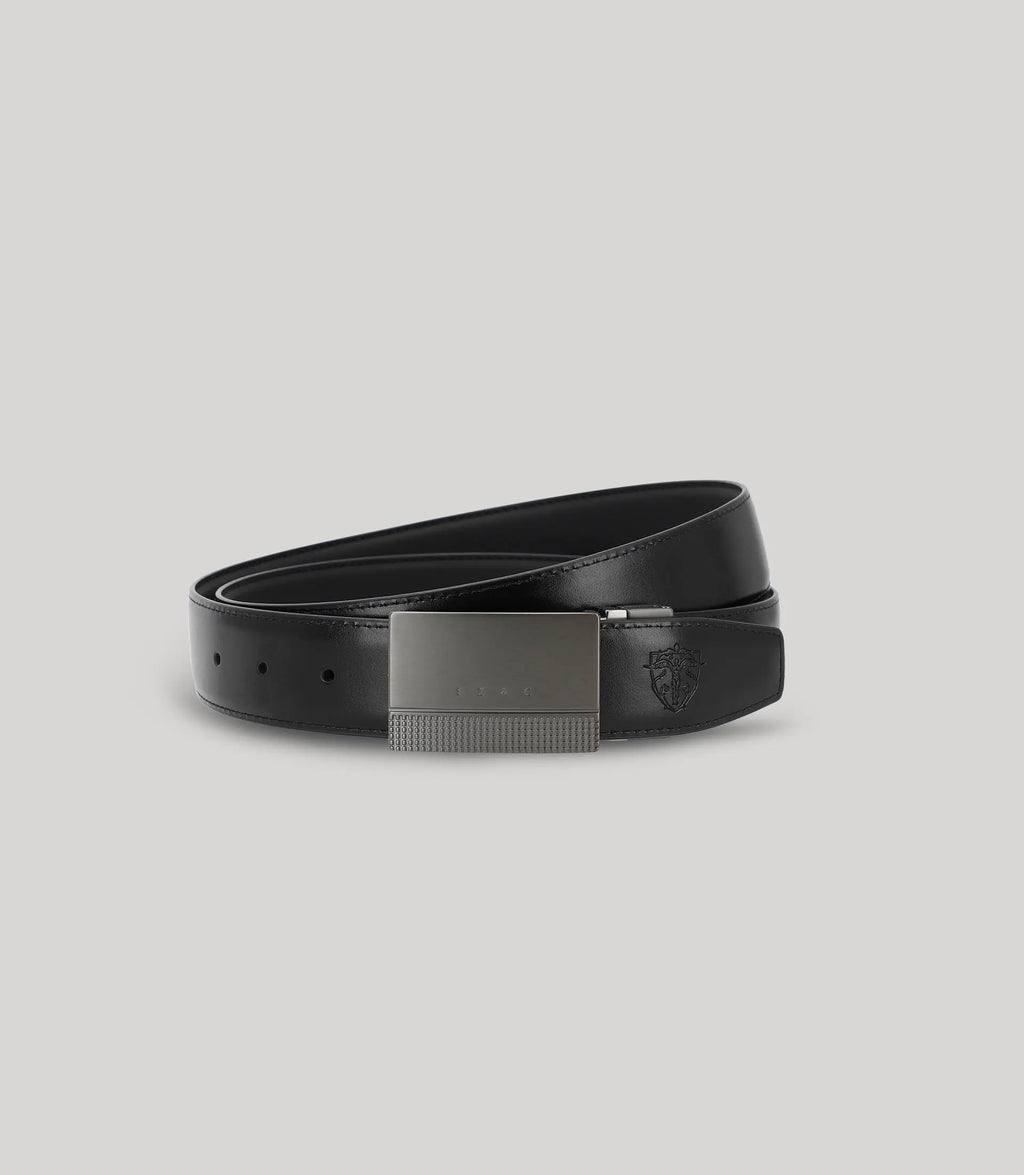 Ceinture réversible noire - IZAC