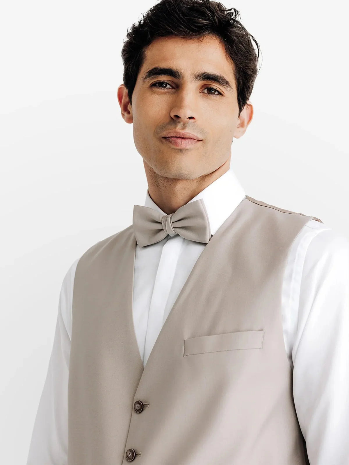 Gilet ville aspect brillant beige - IZAC