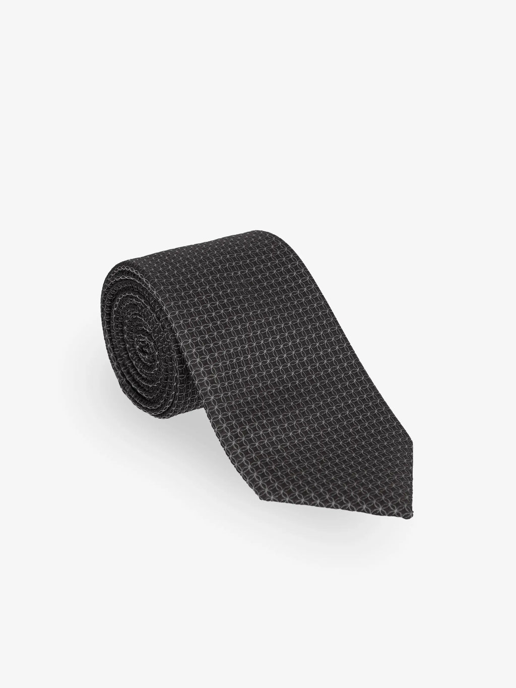 Cravate fantaisie anthracite - IZAC