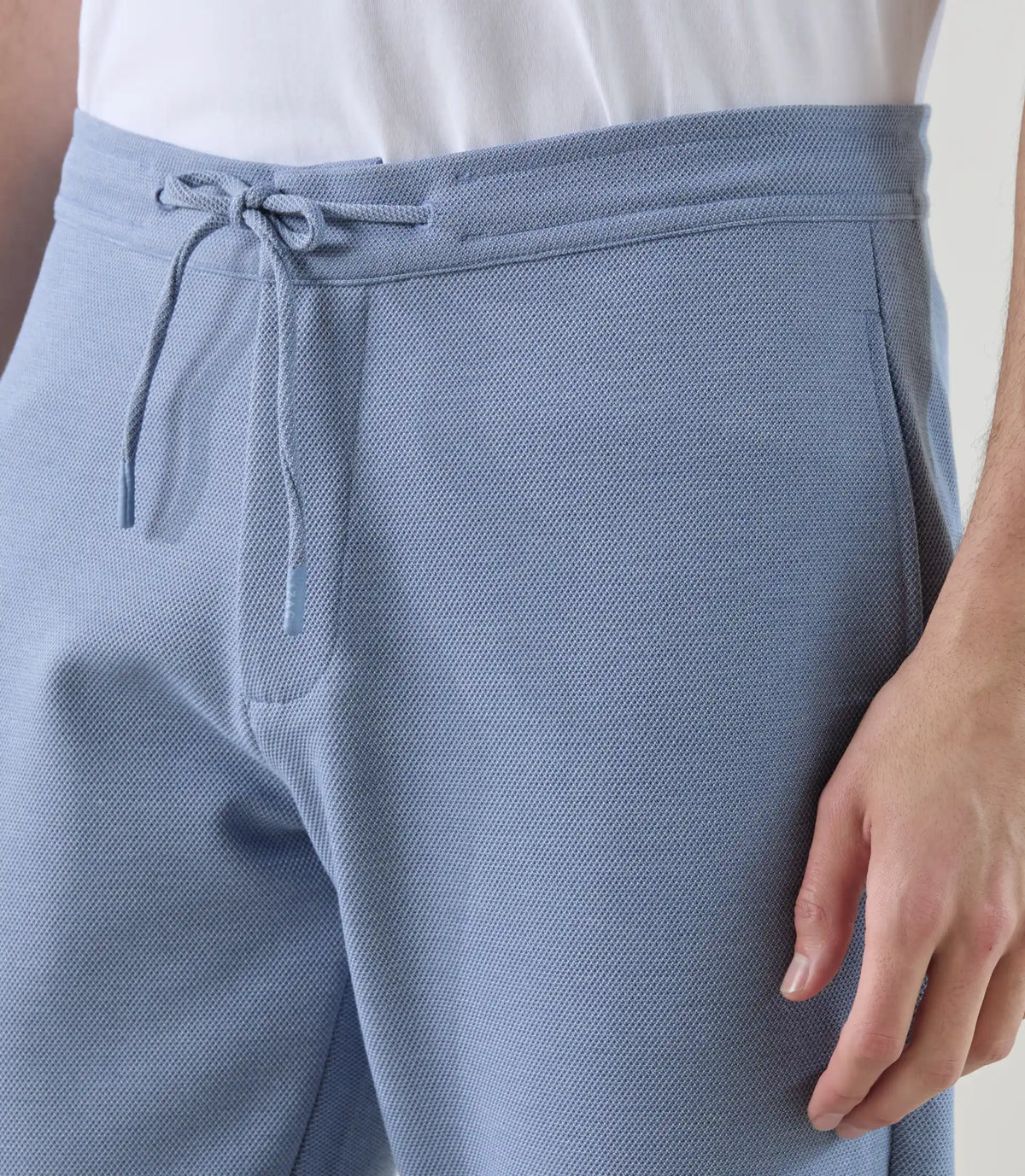 Pantalon casual en maille indigo - IZAC