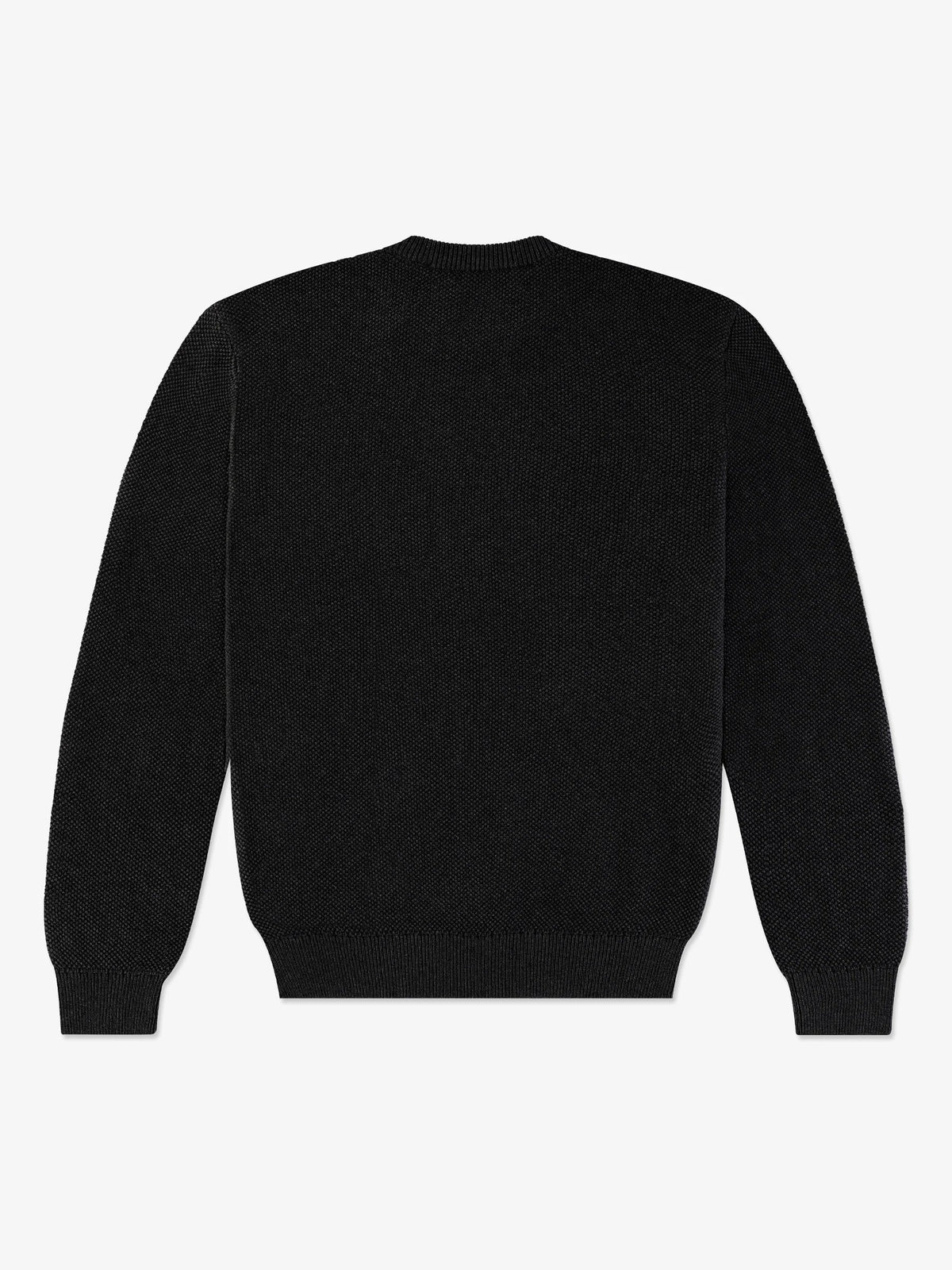 Pull col rond uni jeu de point noir - IZAC