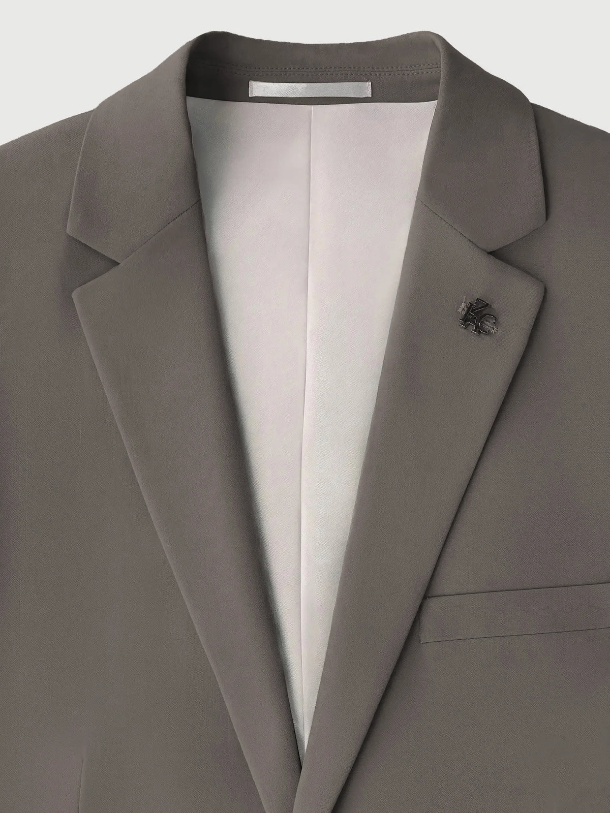 Costume 2 boutons taupe - IZAC