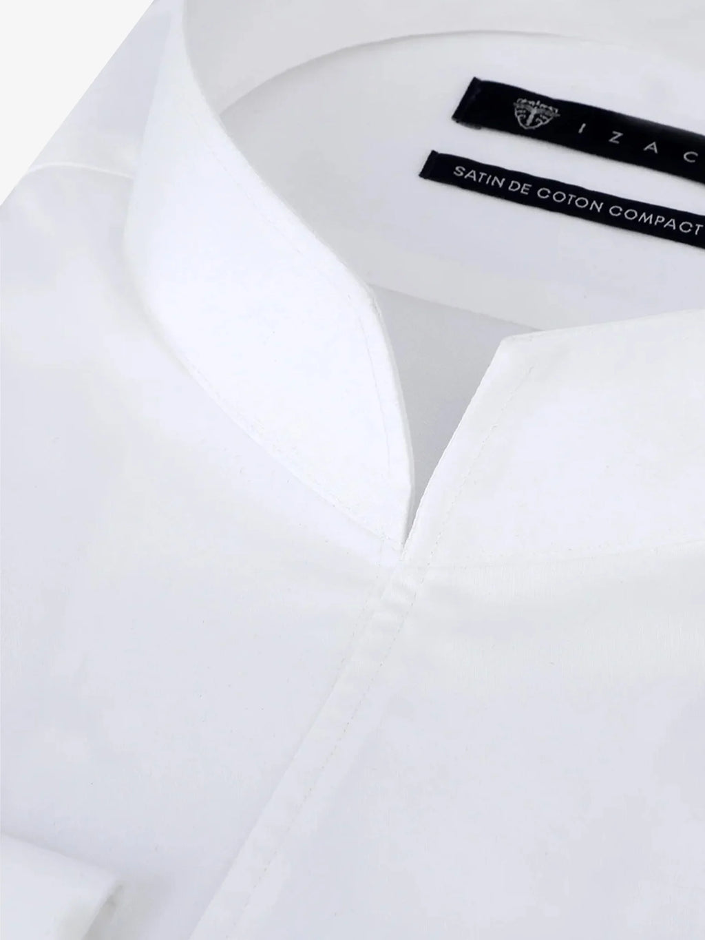 Chemise col philosophe blanche - IZAC