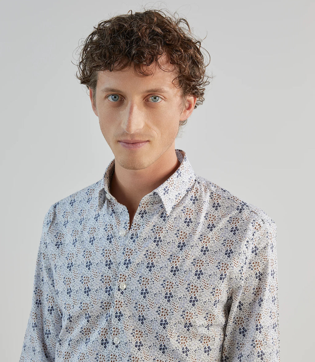 Chemise fantaisie blanche - IZAC