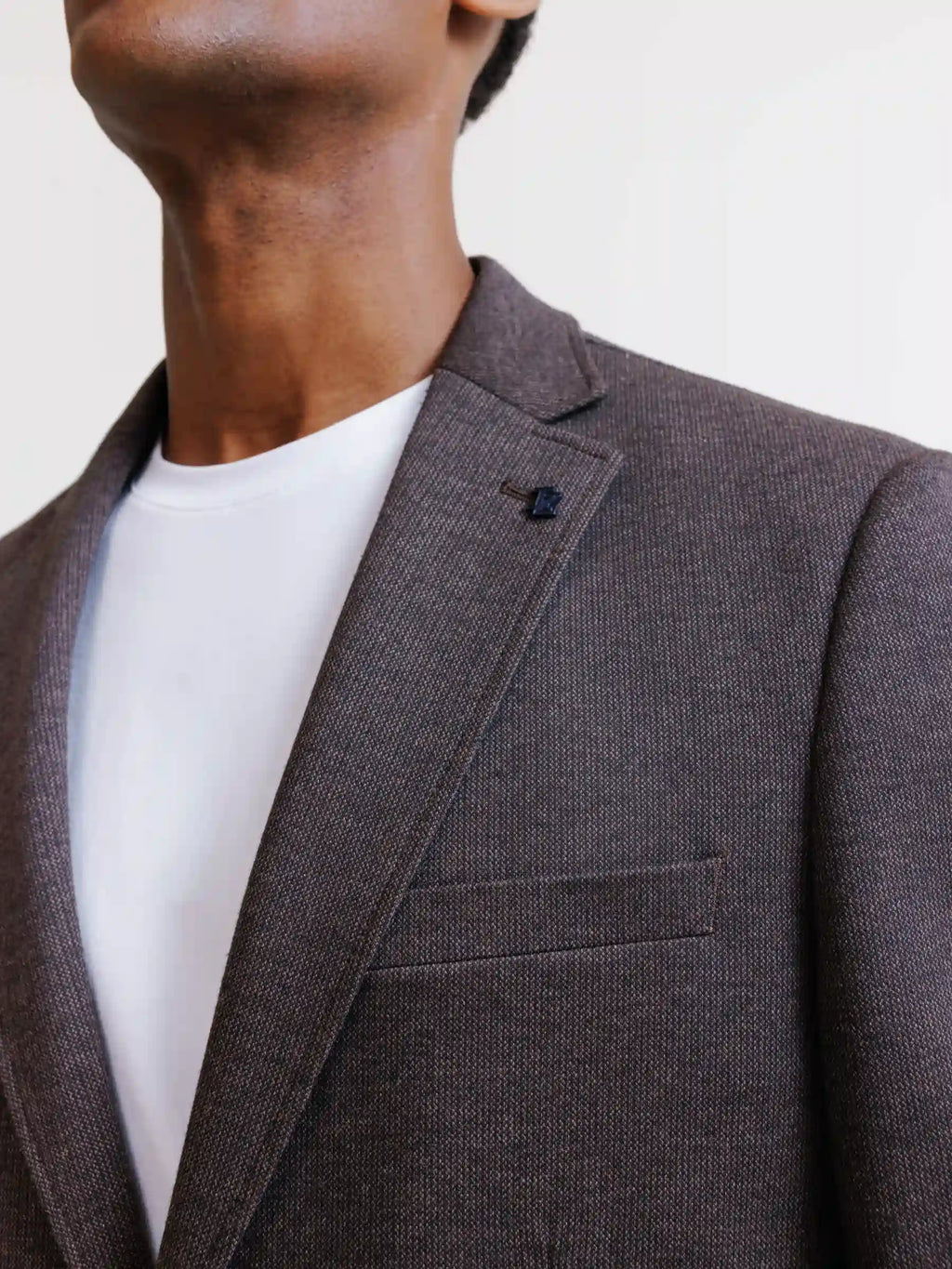 Veste ville en maille marron - IZAC
