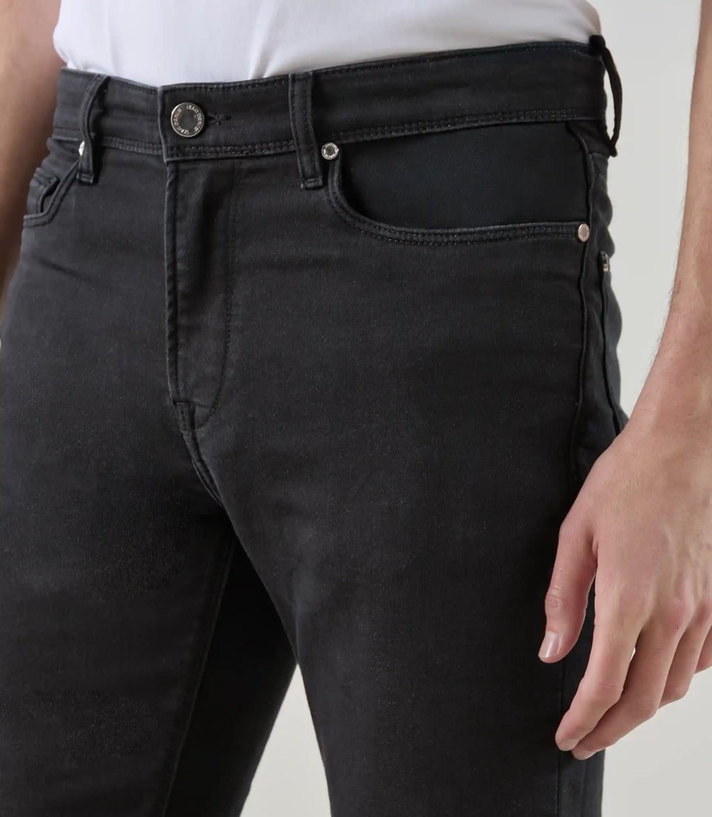 Jean 5 poches stretch noir - IZAC