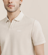 Polo col ouvert beige - IZAC