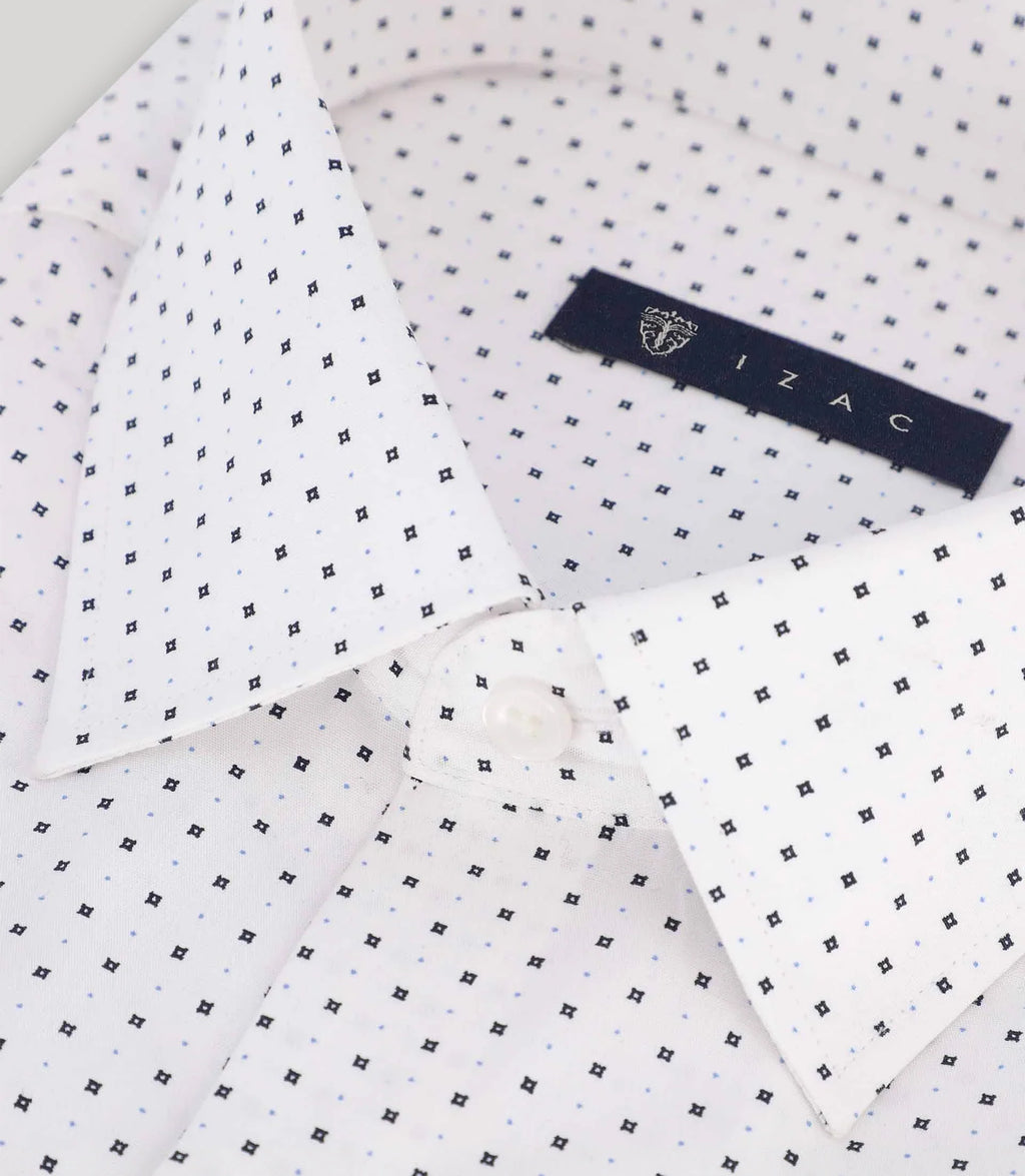 Chemise fantaisie blanche - IZAC