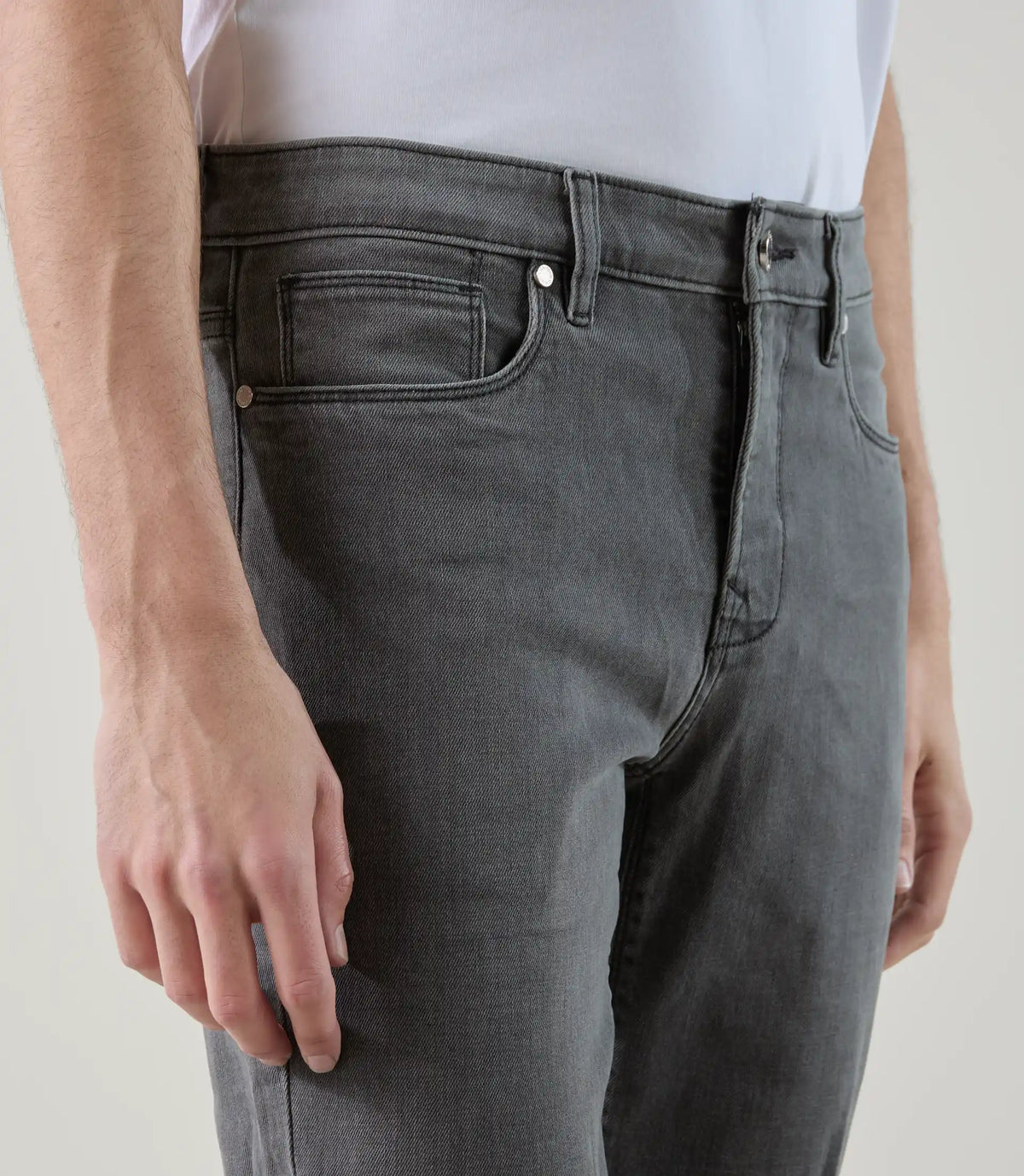 Jean 5 poches stretch anthracite - IZAC