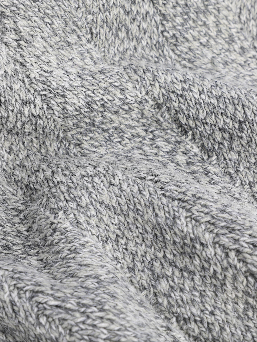 Écharpe en maille torsadée gris chiné - IZAC