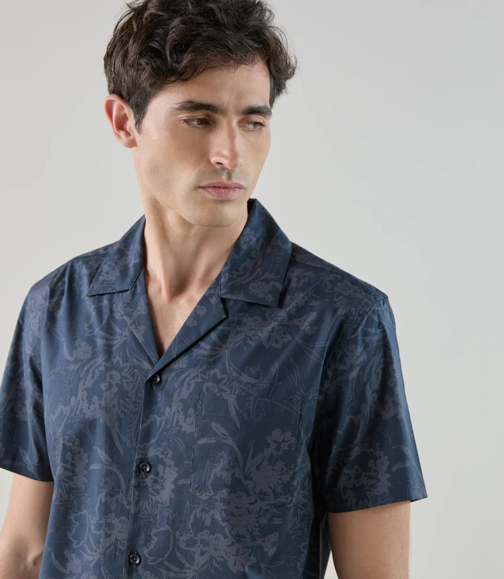 Chemise fantaisie marine - IZAC