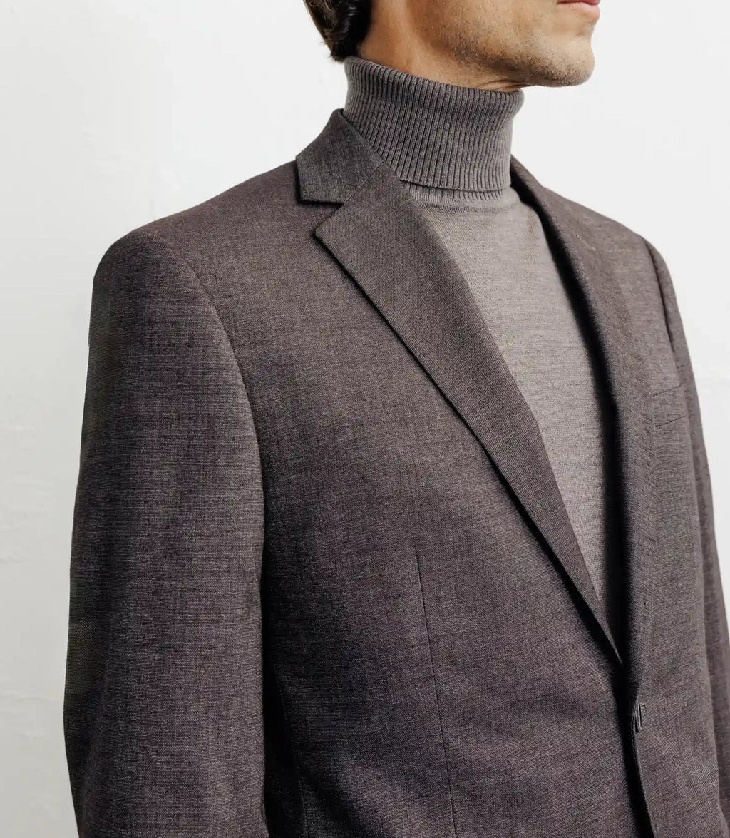 Costume avec boutons marron - IZAC