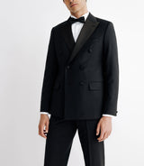 Costume croisé 6 boutons noir - IZAC