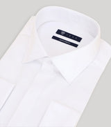 Chemise en satin de coton écru - IZAC