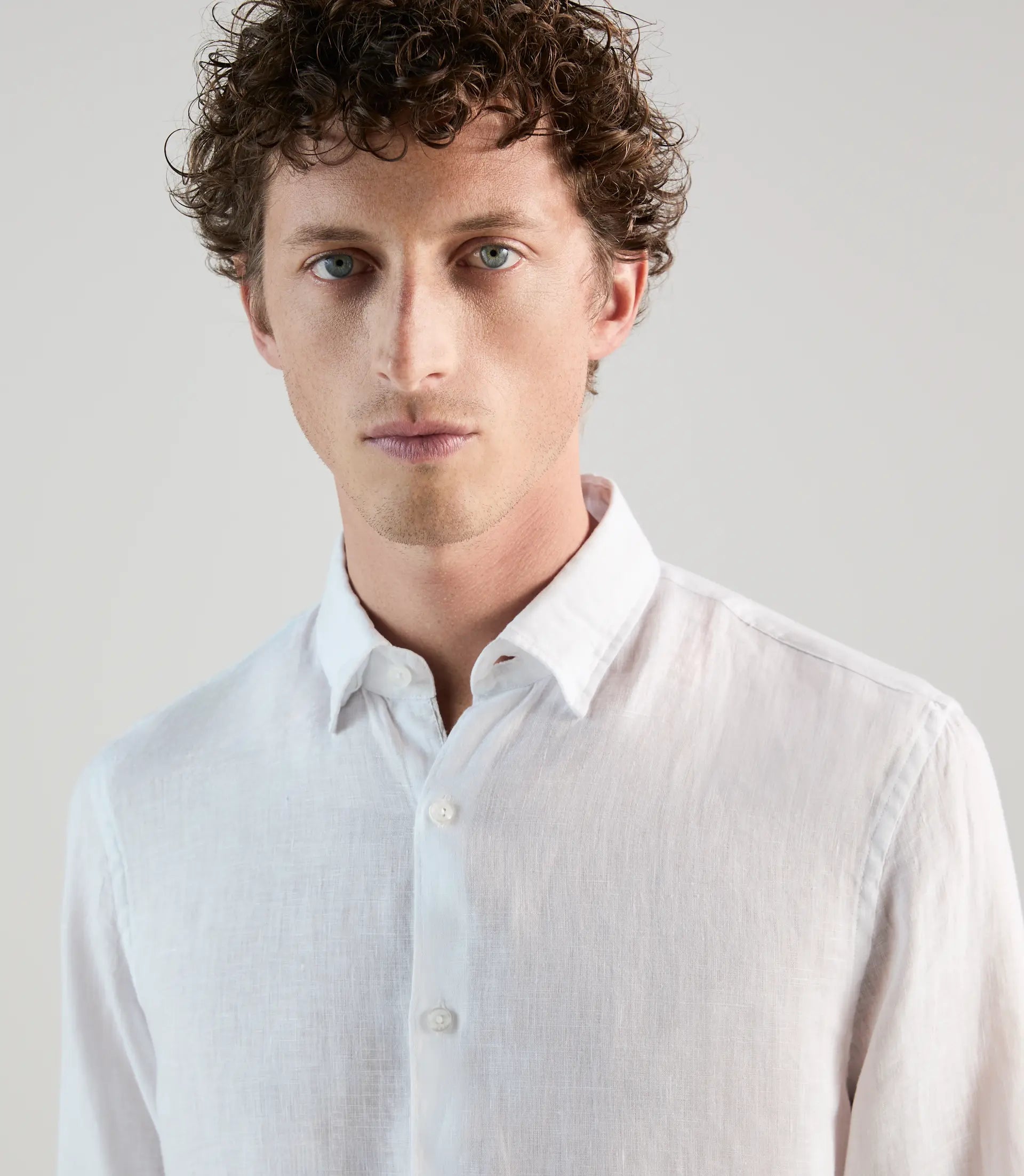 Chemise 100% lin blanche - IZAC