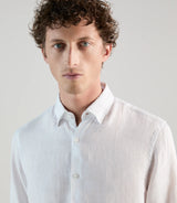 Chemise 100% lin blanche - IZAC