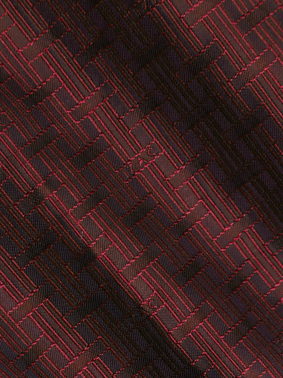 Pochette fantaisie bordeaux - IZAC