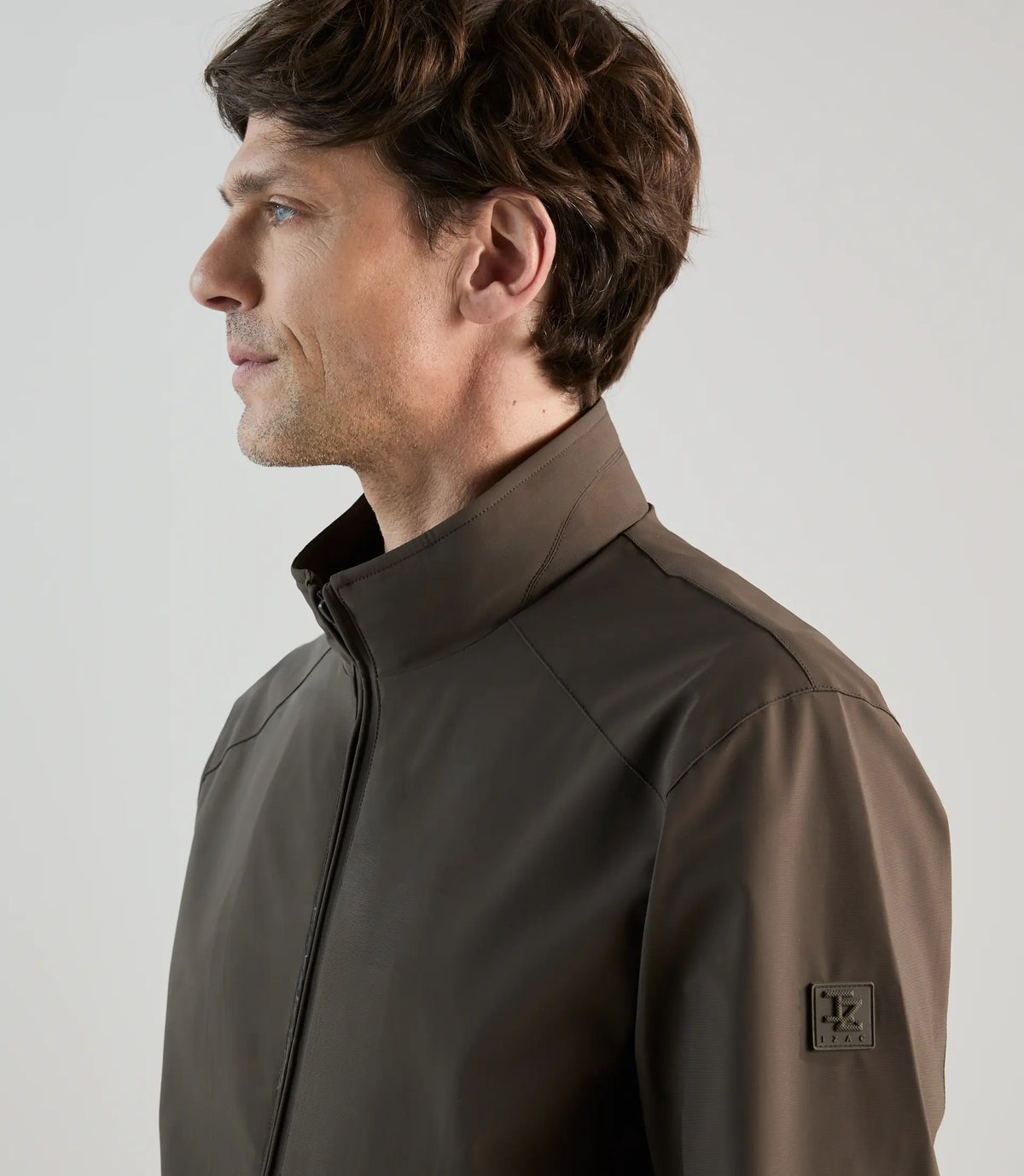 Blouson col montant kaki f - IZAC