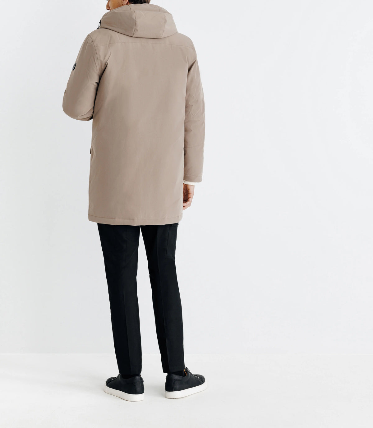 Parka à capuche taupe - IZAC