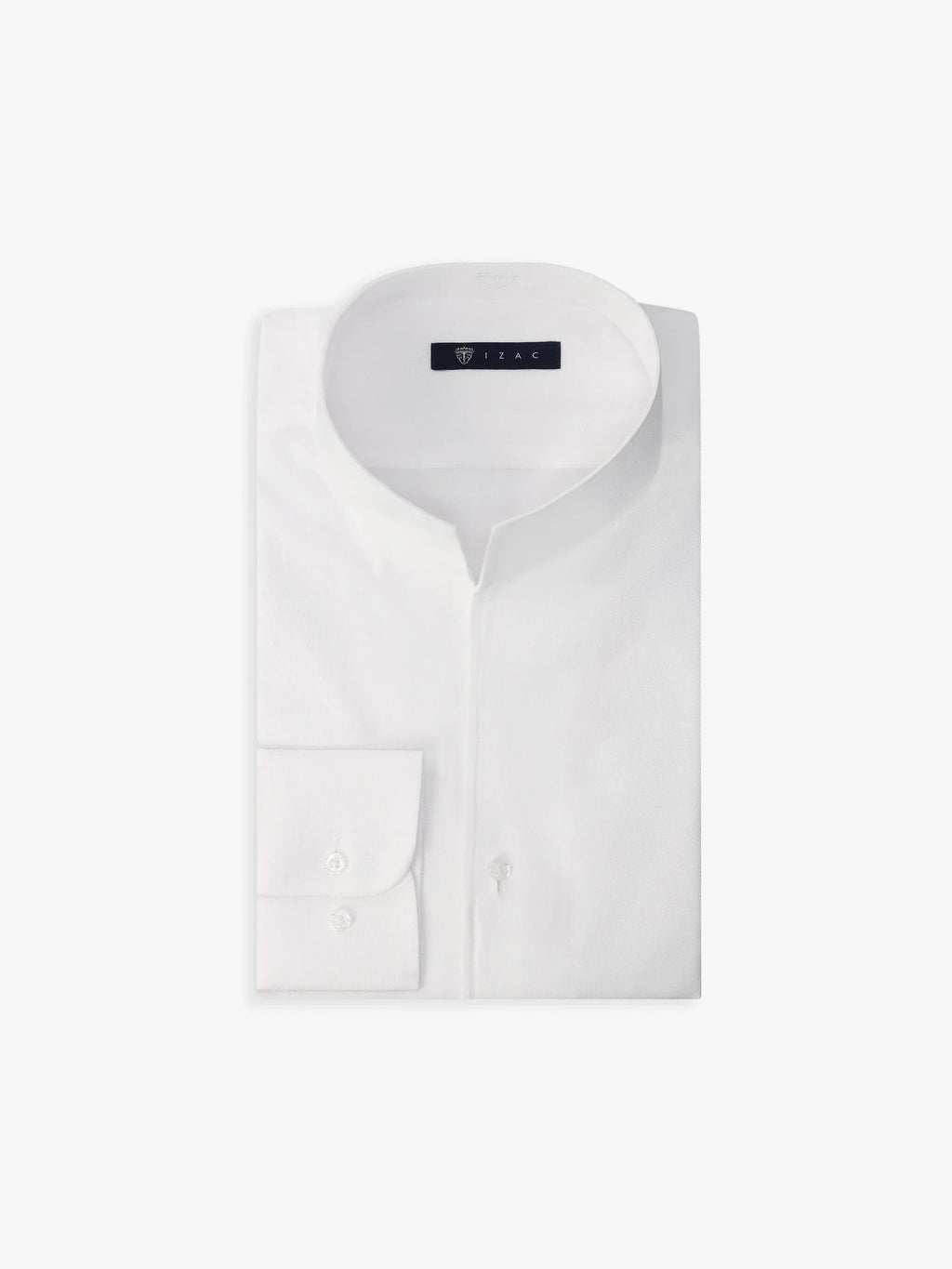 Chemise col philosophe blanche - IZAC