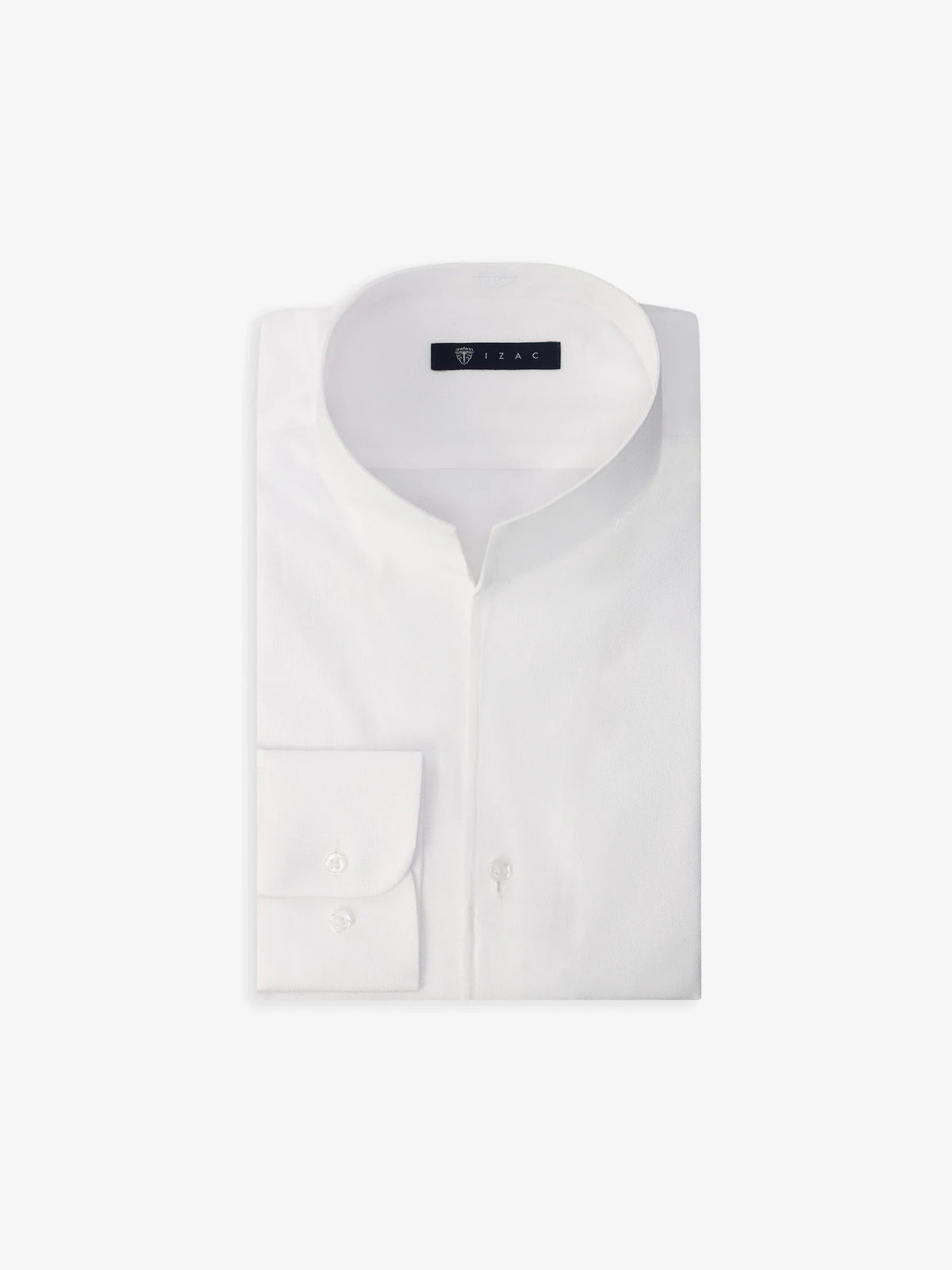 Chemise col philosophe blanche - IZAC