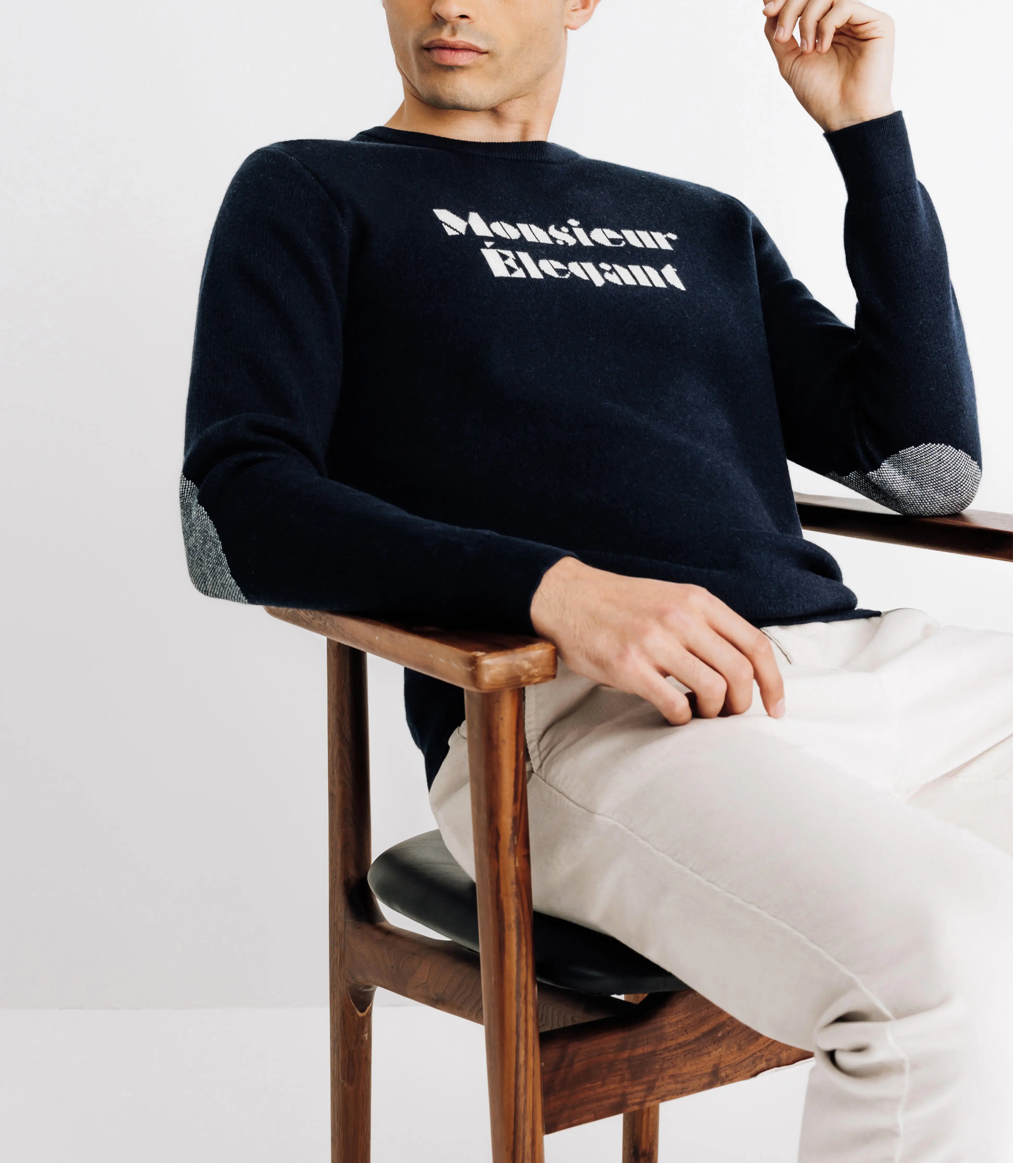 Pull avec message marine - IZAC