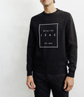 Pull col rond fantaisie noir - IZAC