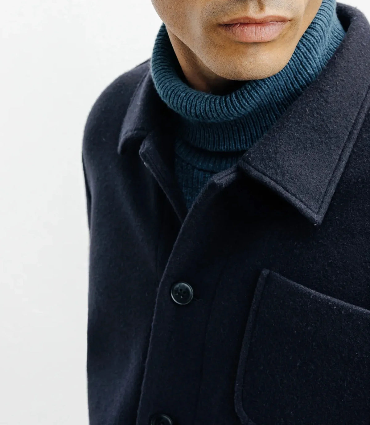 Veste casual 3 poches marine - IZAC