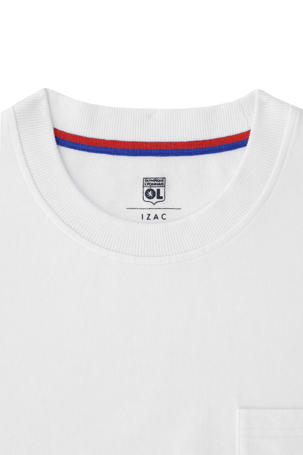 T-shirt col rond blanc - IZAC