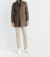 Manteau ville parementure chataigne - IZAC