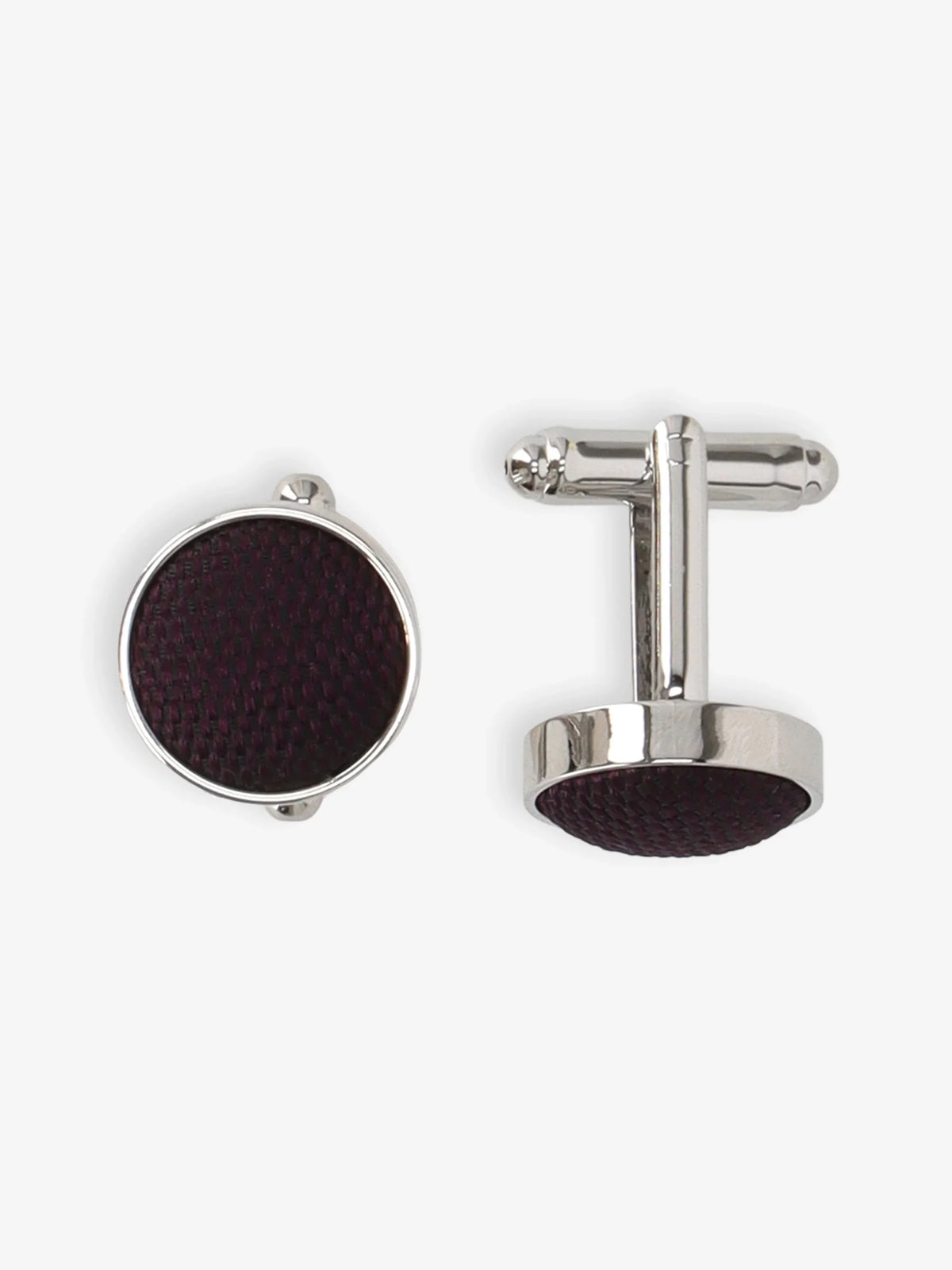 Boutons de manchettes bordeaux