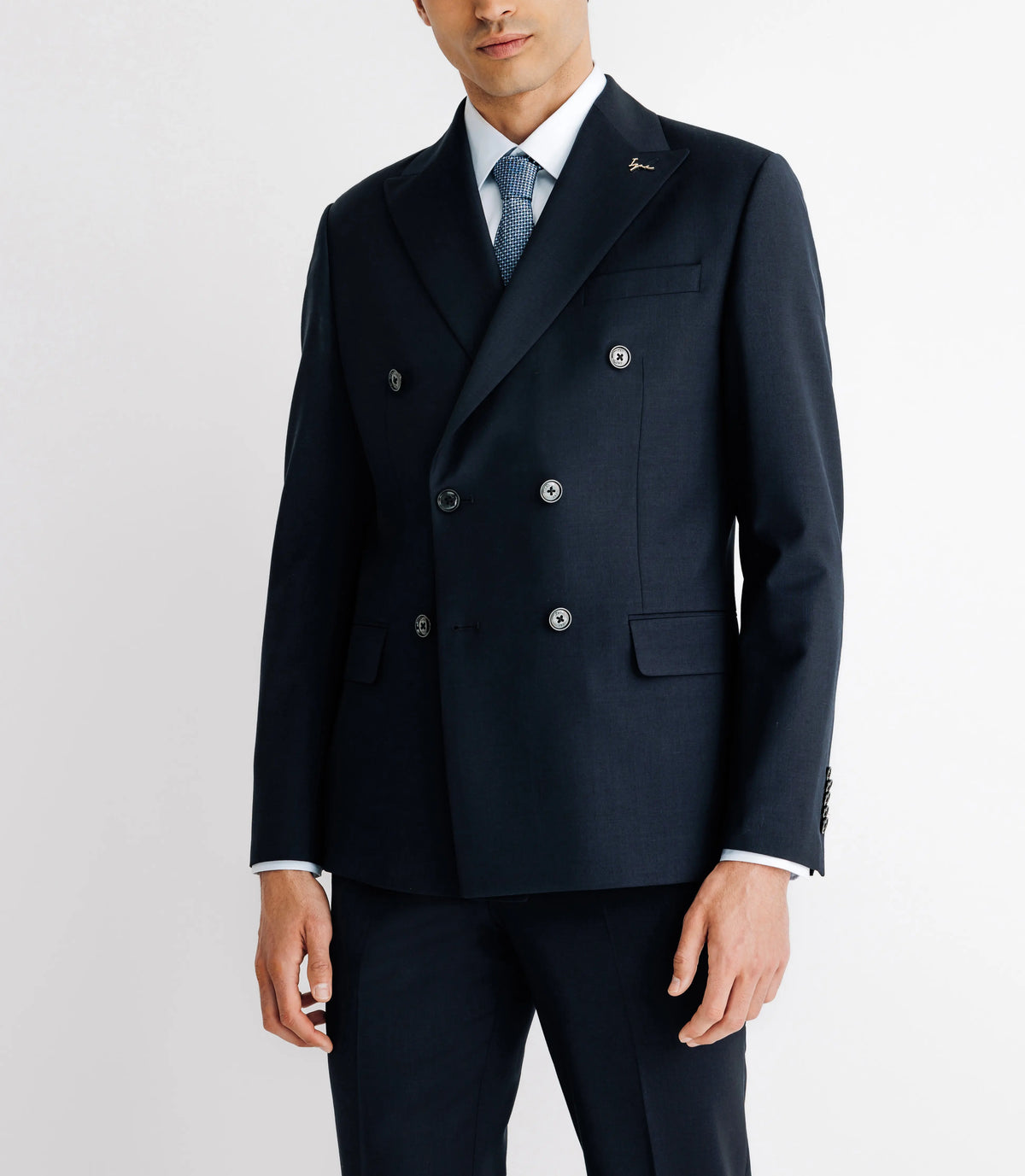 Costume croisé marine - IZAC