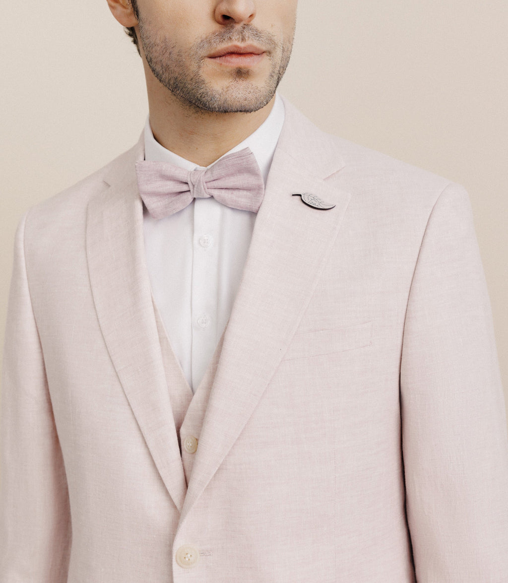 Veste ville 100% lin séparable rose - IZAC