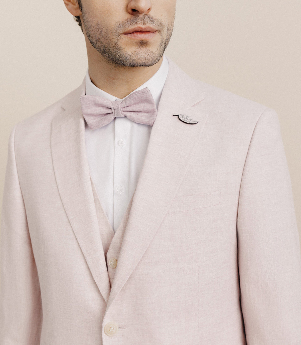 Veste ville 100% lin séparable rose - IZAC