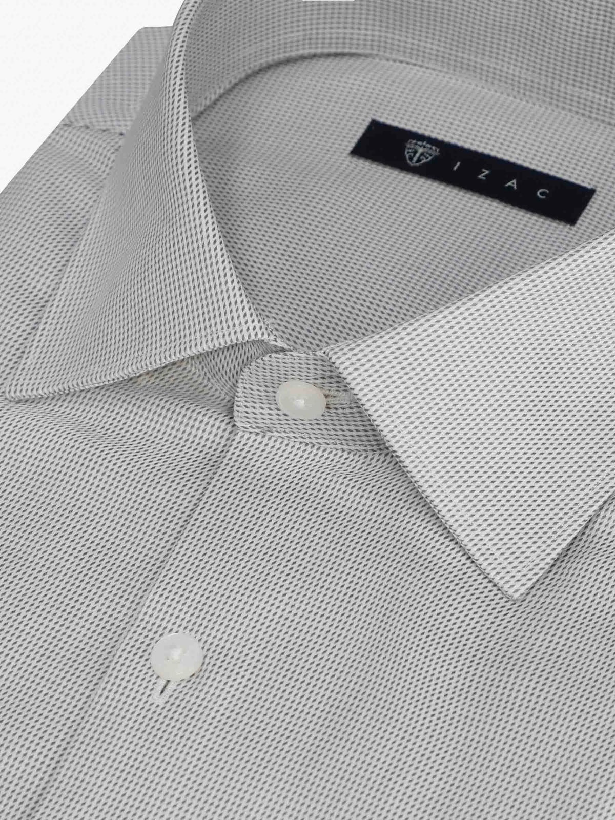 Chemise non iron grise - IZAC
