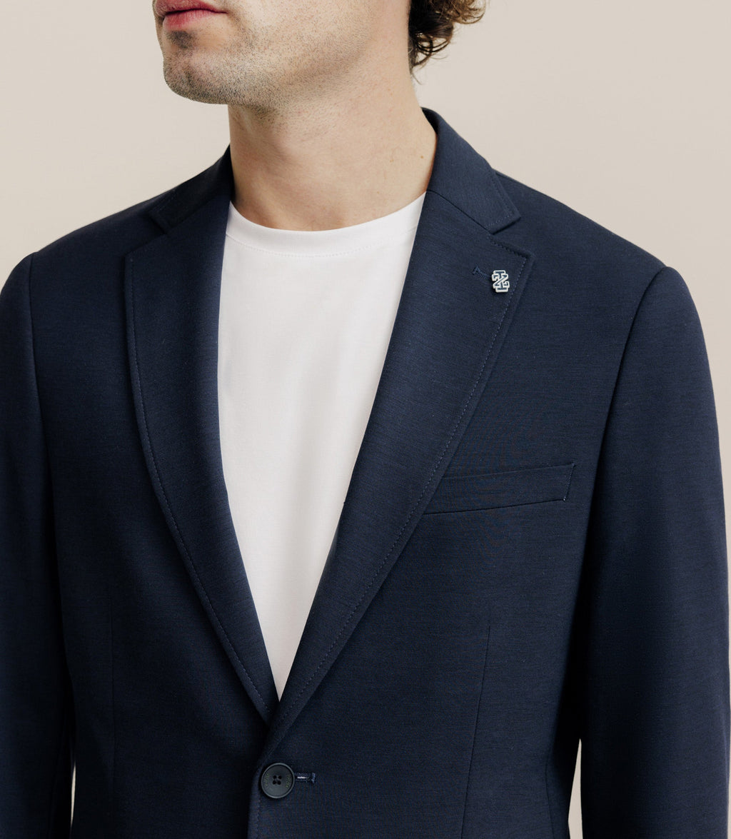 Veste en maille marine - IZAC